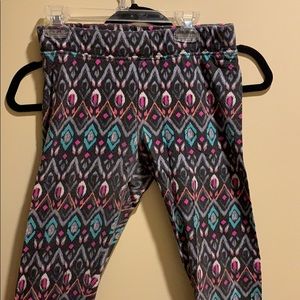 multi color tribal leggings